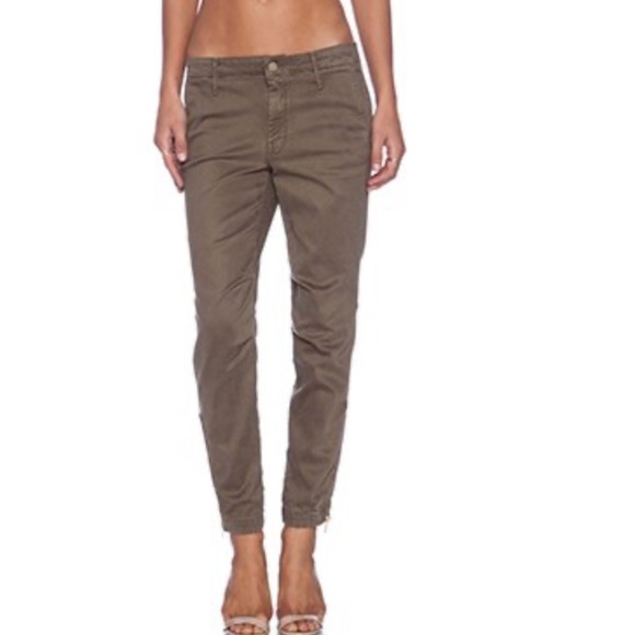 MOTHER Misfit Crop Moss Zipper Pants 27 - Picture 12 of 12